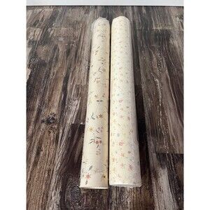English Vintage Floral Wallpaper, Pre-pasted Design,Vintage wallpaper 127 sq ft.